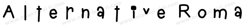 Alternative Roman Ty字体转换